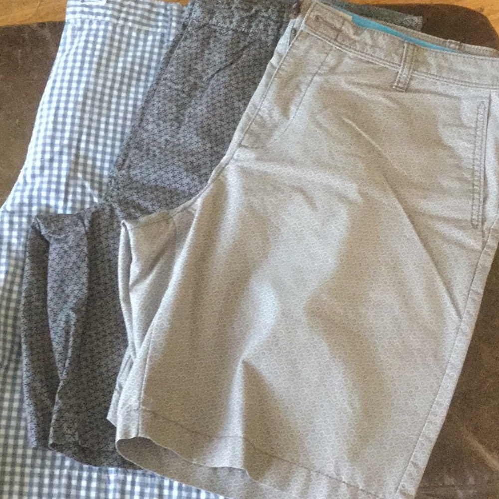 3 pairs size 34 patterned shorts